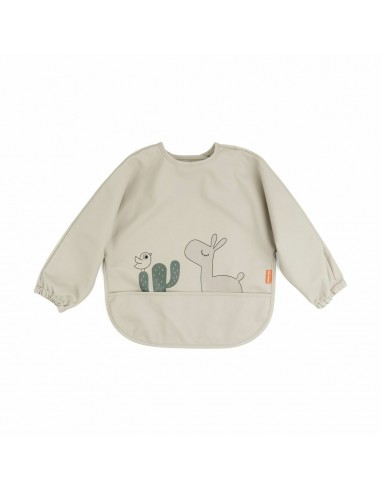 Done by Deer - Sleeved pocket bib Lalee Sand