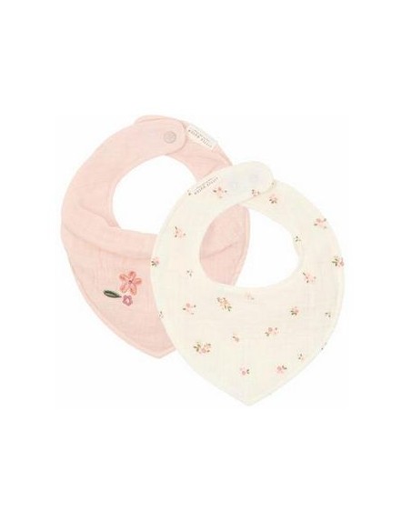 Little Dutch Bandana slab hydrofiel set van 2 Fairy Blossom & Blossom