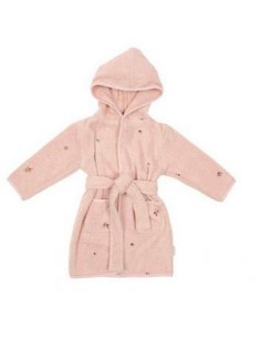 Little Dutch - Badjas geborduurd Pink