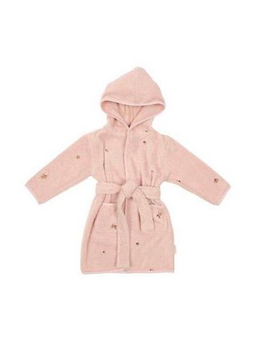 Little Dutch - Badjas geborduurd Pink