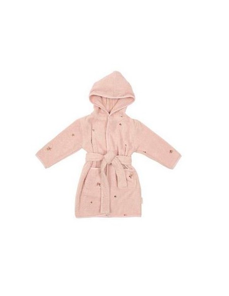 Little Dutch - Badjas geborduurd Pink