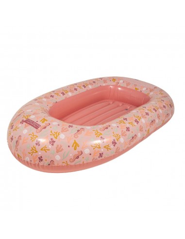 Little Dutch opblaasboot roze 100 x 67 cm