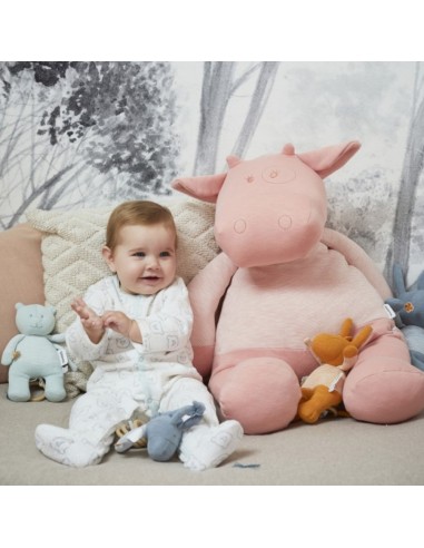 Noukie's Mini muzikale knuffel BIO Katoen Mint Nouky