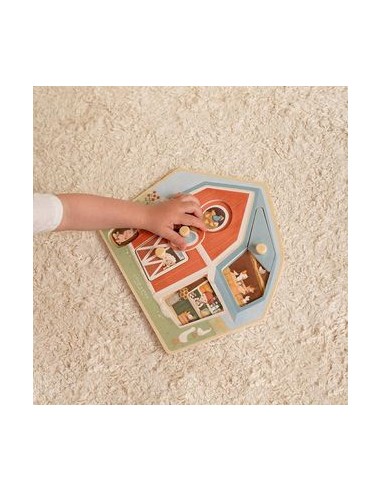 Little Dutch - Houten puzzel Little Farm