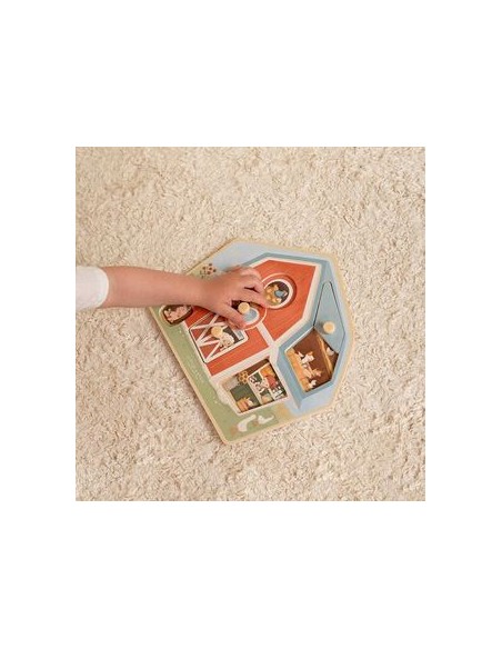 Little Dutch - Houten puzzel Little Farm