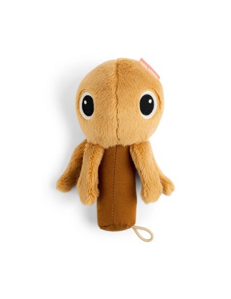 Done by Deer - Sensory rattle mirror Jelly Mustard