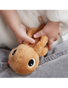 Done by Deer - Sensory rattle mirror Jelly Mustard 2