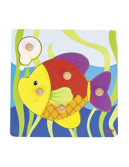 Goki steekpuzzel - vis