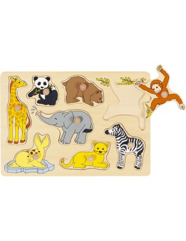 Goki Steekpuzzel - Babydieren