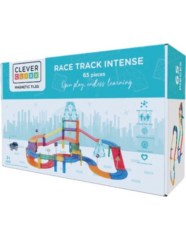 Cleverclix - Race Track Intense 65 Stuks