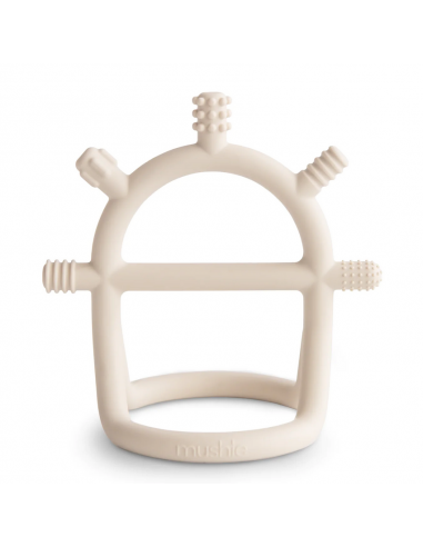 MUSHIE Teether No-Drop - Shifting Sand