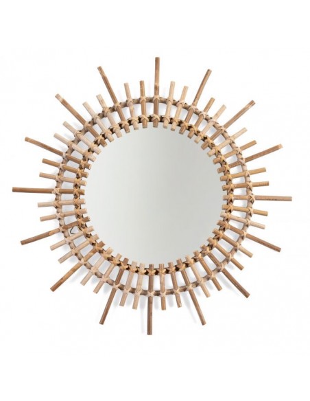 Rattan spiegel - 60cm