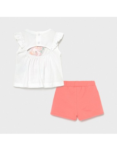 Mayoral T-shirt en short flamingo