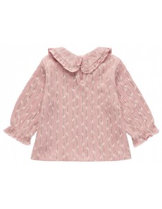 Noppies t-shirt lange mouwen roze Louisa 2