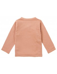 Noppies t-shirt lange mouwen overslag rose dawn Norland 2
