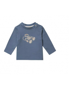 Noppies t-shirt lange mouwen blauw Biscoe