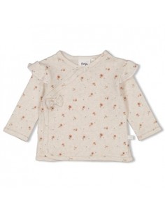 Feetje overslagshirt AOP - Sweet poppy