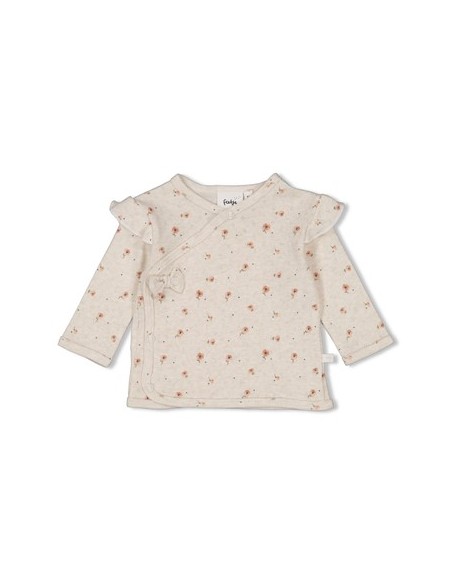 Feetje overslagshirt AOP - Sweet poppy