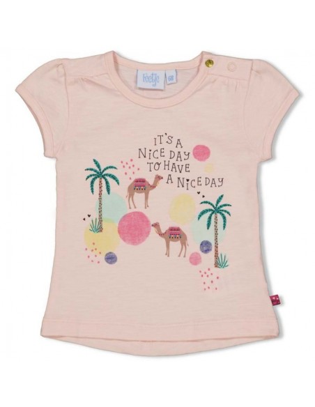 FeetjeT-shirt roze nice day 'little thing called love'