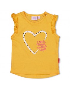 Feetje T-shirt geel 'little thing called love'
