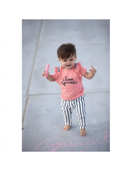 Feetje T-shirt roze ' Sweet gelato'