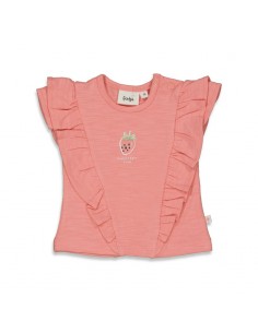 Feetje t-shirt roze 'berry sweet'