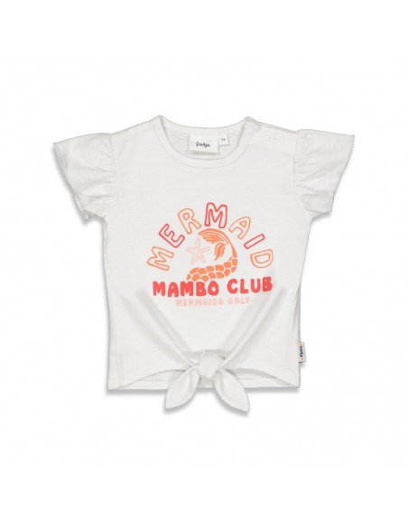 Feetje T-shirt Wit - Mermaid Mambo
