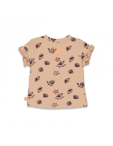 Feetje T-shirt roze - Shells