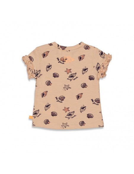 Feetje T-shirt roze - Shells