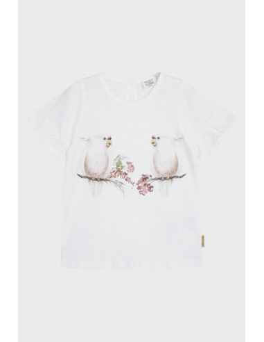 Hust en Claire t-shirt vogel Achena