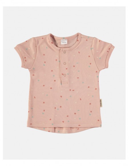 Petit oh t-shirt sand rose