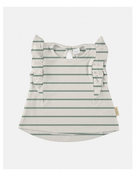 Petit Oh T-shirt gestreept