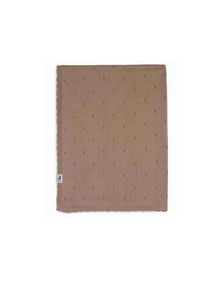 Deken 100x150cm Pointelle biscuit