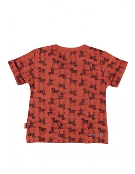 BESS T-shirt roest zebra's
