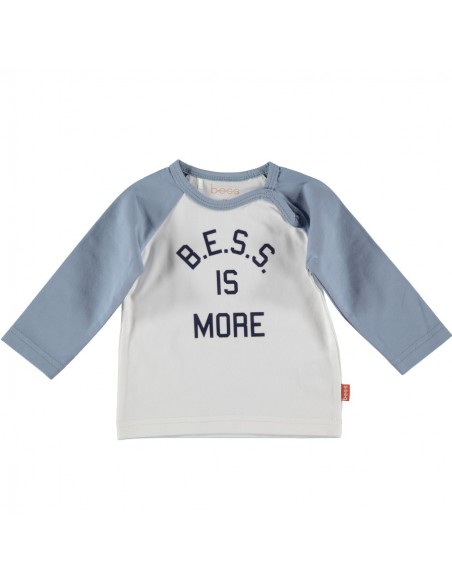 BESS T-shirt lange mouwen 'Bess is more'
