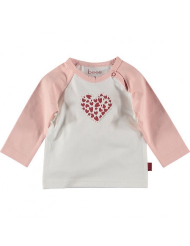 BESS T-shirt lange mouwen hartjes