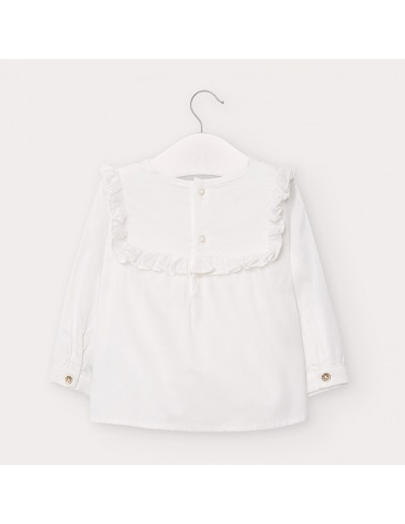 Mayoral Satijne blouse Wit