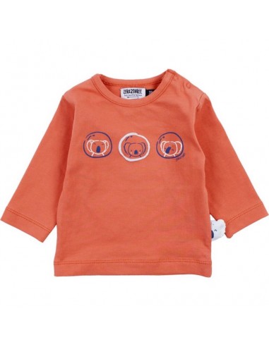 Zero2three T-shirt lange mouwen oranje