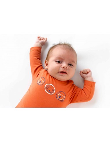 Zero2three T-shirt lange mouwen oranje