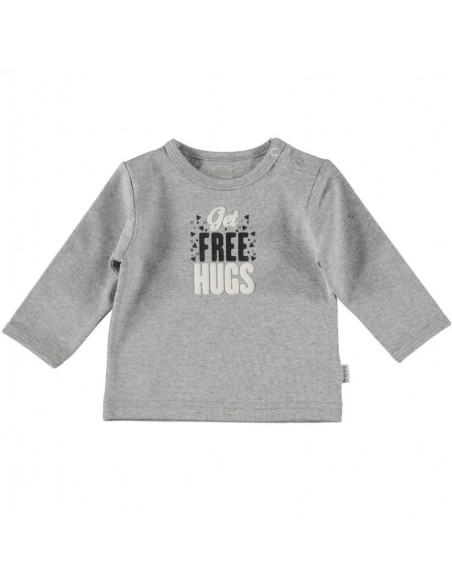 BESS T-shirt lange mouwen 'free hugs'