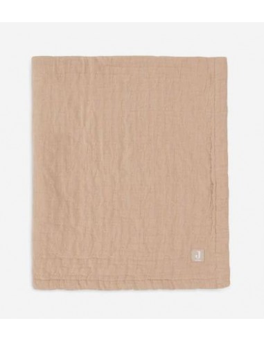 Deken Hydrofiel 75x100cm Jacquard - Biscuit - GOTS