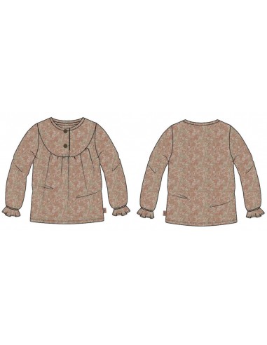 Levv Longsleeve - Brown mocha stripe