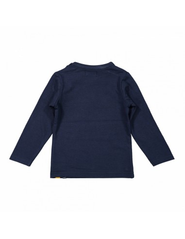 Dirkje meisjes shirt donkerblauw wild one pailletten
