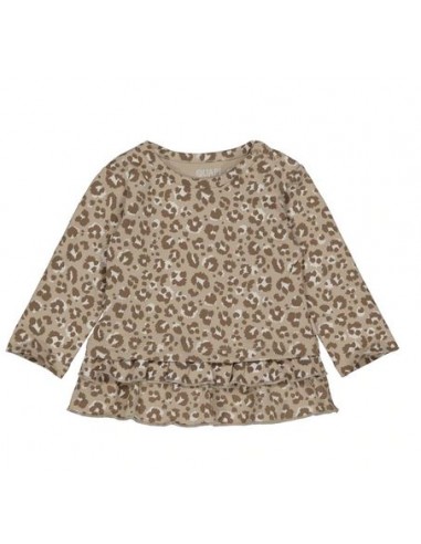 Quapi t-shirt lange mouwen leopard