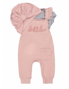 Dirkje pakje roze met t-shirt en mutsje