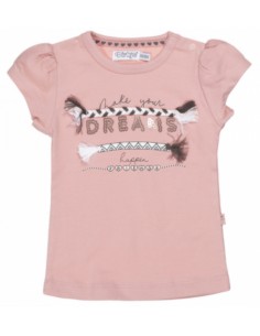 Dirkje T-shirt roze 'dreams'