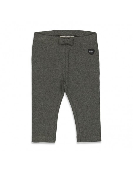 Feetje legging grijs 'dotty'