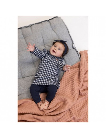 Feetje legging marine Let love grow