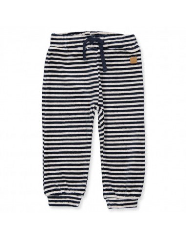 Hust en Claire Broekje blauw gestreept