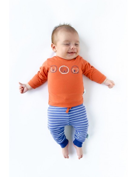 Zero2three broekje Blauw gestreept